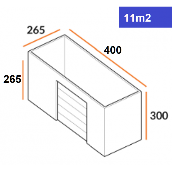 Box 11m2 voor opslag (2.29)